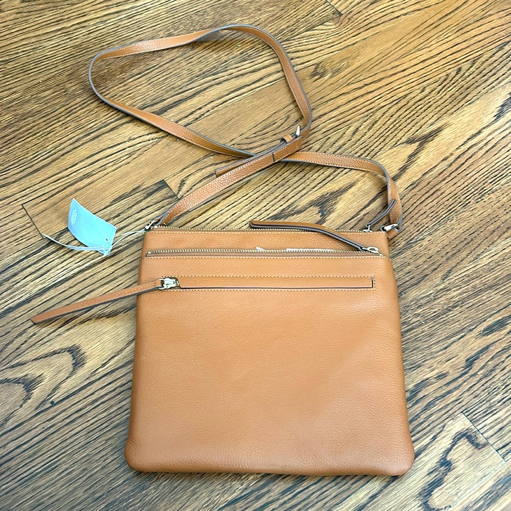 NWT Nordstrom leather brown purse